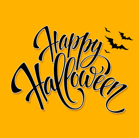 Happy Halloween message design background. Vector illustration のイラスト素材