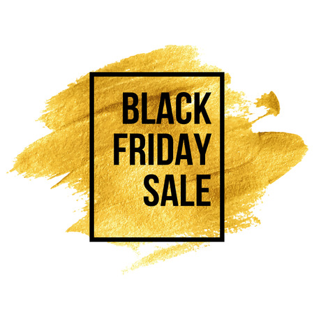 Black Friday  Designs on gold blob. Vector illustration EPS 10のイラスト素材