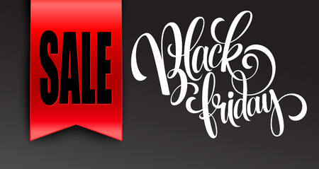 Black friday sale design template. Vector illustration EPS 10のイラスト素材