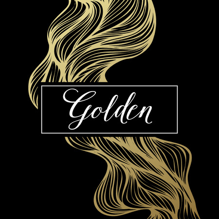 Luxury golden modern card. のイラスト素材