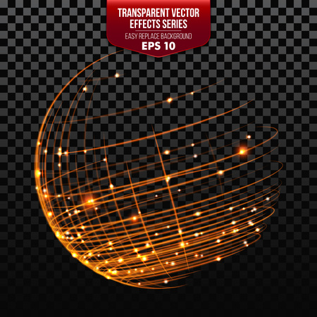 Illustration of Global Network Wireframe Globe Ball. Vector illustration EPS10のイラスト素材