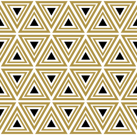 Vector seamless pattern. Modern stylish texture. Black and white seamless geometric pattern.のイラスト素材