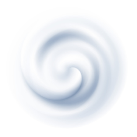 White Swirl Cream Texture Background. Vector illustrationのイラスト素材