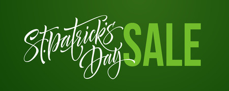 Saint Patrick's Day Sale posterのイラスト素材