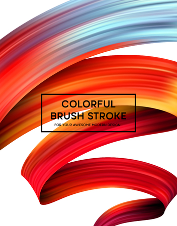 Bright Color Paint Stains for Modern Poster   design. Vector illustrationのイラスト素材
