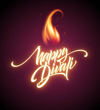 Happy Diwali Festival Bright.のイラスト素材