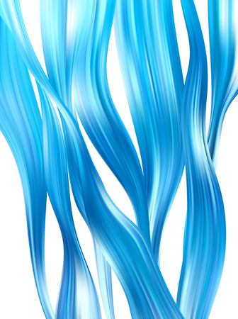 Blue color water Abstract smooth wave. Curve flow motion. Vector illustration EPS10のイラスト素材