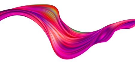 Modern colorful flow poster. Wave Liquid shape color background. Art design for your design project. Vector illustration EPS10のイラスト素材