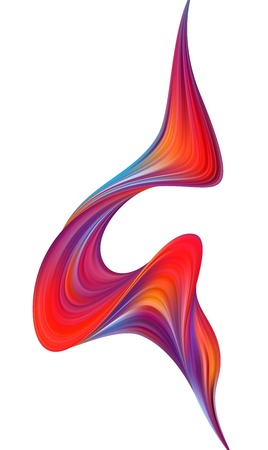Modern colorful flow poster. Wave Liquid shape in color background. Art design for your design project. Vector illustrationの写真素材