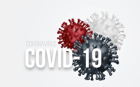 Coronavirus 2019-nCov novel  conceptのイラスト素材