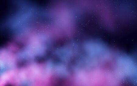 Realistic colored blue, purple and pink smoke on a black background. Vector illustration EPS10のイラスト素材