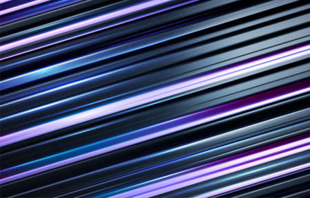 Black and Holographic blue stripped 3d background, great design for any purposes. Modern 3d graphic geometric background. Black and Blue metallic texture template. Vector illustrationのイラスト素材