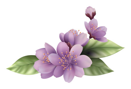 Easter Eggs Bird Wreath Spring Flowerのイラスト素材