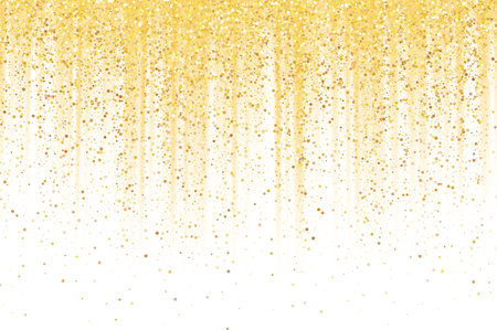 Magic Golden Glow Abstract Sparkle Background with Gold Glitter Dustのイラスト素材