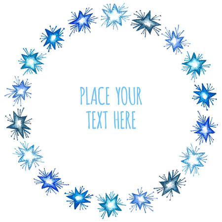 Christmas background with star element. New Year card with place for your text.のイラスト素材