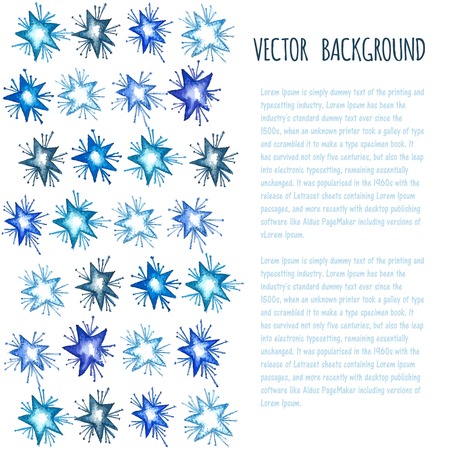 Christmas background with star element. New Year card with place for your text.のイラスト素材