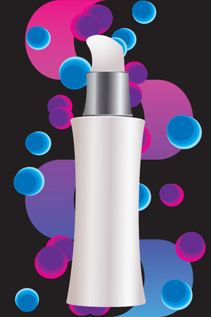 Cosmetic container.のイラスト素材