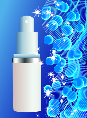 Cosmetic container.のイラスト素材