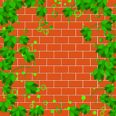 Frame of leaves.のイラスト素材