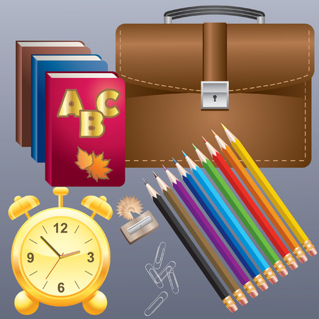School supplies.のイラスト素材