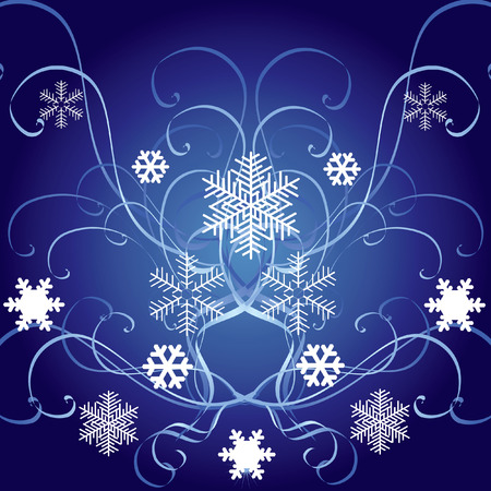 Blue backgroundのイラスト素材