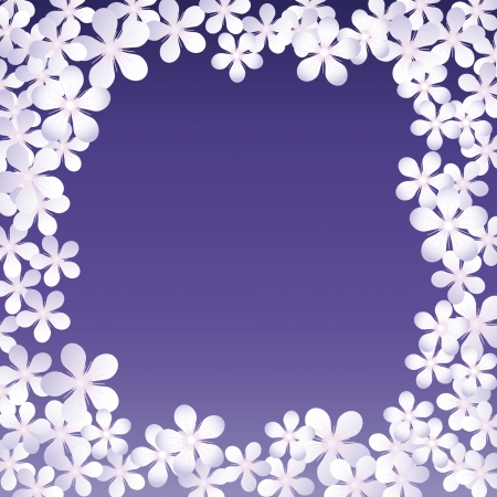 Flower frameのイラスト素材