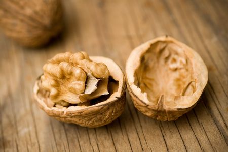 Open walnut