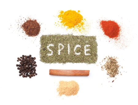 Various kinds of spices の写真素材