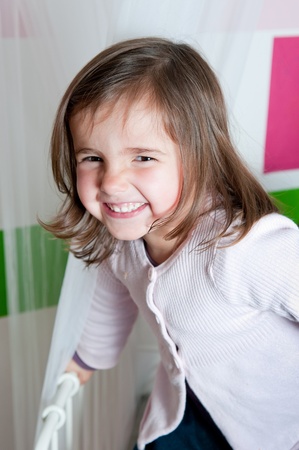 Smiling little girl の写真素材