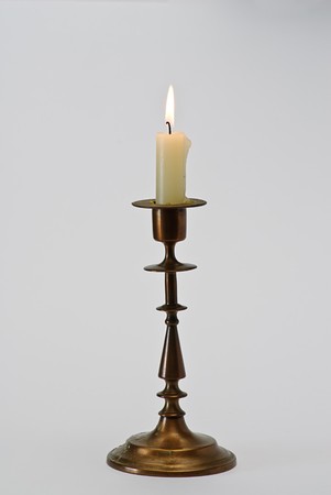  candlestick with candleの写真素材