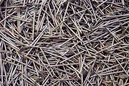 backgraund a iron nail close-up macro photoの写真素材