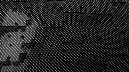 Carbon puzzle background