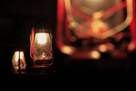 Traditional light lamp decorationの写真素材