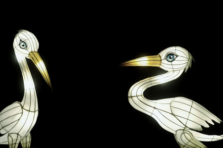 MALAYSIA, A VARIETY of unique lamp decoration designs attracted people to the Port Dickson International Lamp Festival held in Kampung Baru Sirusa, Port Dickson, on January 06,2023のeditorial素材