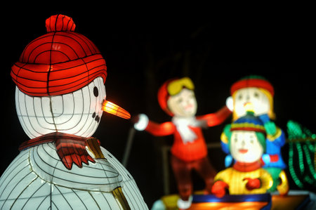 MALAYSIA, A VARIETY of unique lamp decoration designs attracted people to the Port Dickson International Lamp Festival held in Kampung Baru Sirusa, Port Dickson, on January 06,2023のeditorial素材