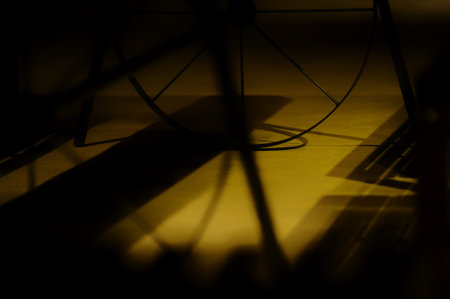 Table leg iron wheel designの写真素材