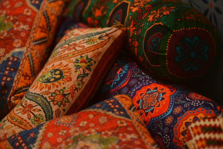 Decorative pillows for guests at home