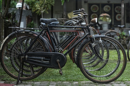 A wide variety of classic bicycle collectionsの写真素材