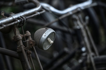 A wide variety of classic bicycle collectionsの写真素材