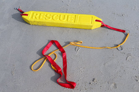 Lifebuoys or rescue tubes are usually made of vinyl and have enough buoyancy to support the weight...