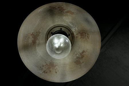 Decorative lights illuminate the darkness.