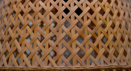Texture of a wattled basket. A background, macro