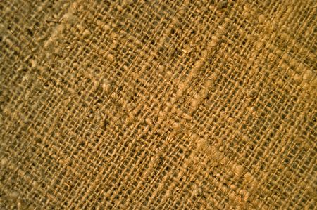 Texture of a orange thick cloth fabricの写真素材