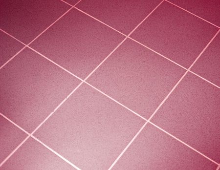 Ceramic tile floor red color. Shallow DOFの写真素材