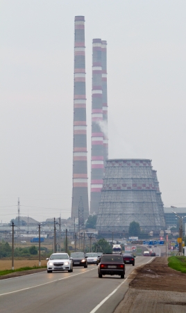 The view of the city of Naberezhnye Chelny. Urban landscape. Shallow DOFの写真素材