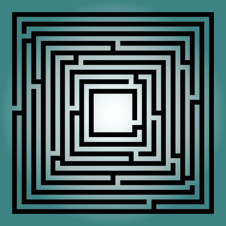 Illustration of labyrinthのイラスト素材