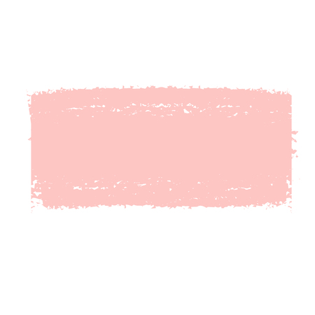 Brush painted grunge spot isolated on white background, vectorのイラスト素材