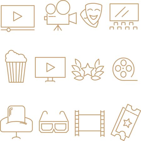 vector blank film strip art 3dのイラスト素材