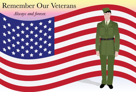 Remember Our Veteransのイラスト素材