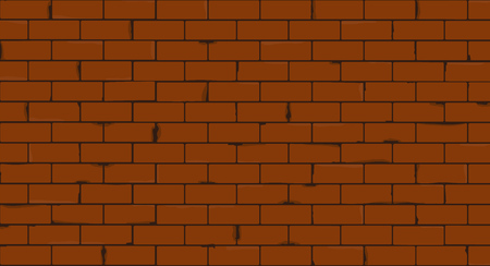 brick wall texture seamless vector illustration.のイラスト素材